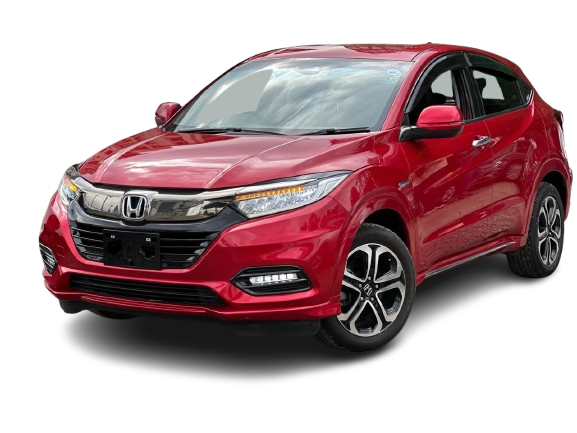 Honda Vezel AWD red with brown interior (Hybrid)